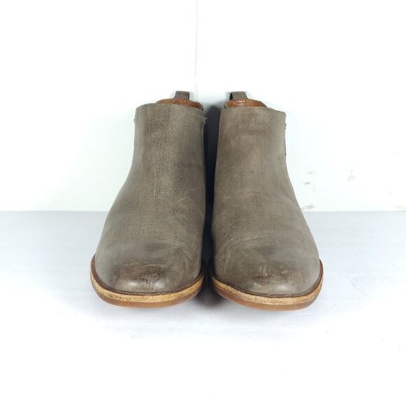 Kork Ease Women's Kama US 8,5M Taupe Leather Chelsea Ankle Booties Boots - Picture 3 of 14